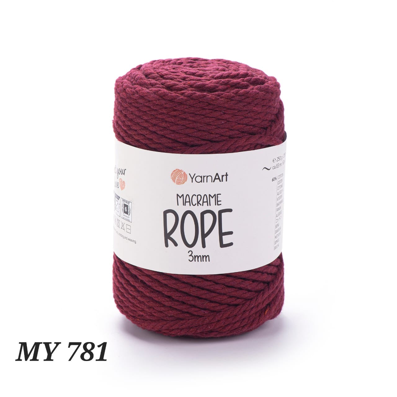 YarnArt Macrame Rope 3mm