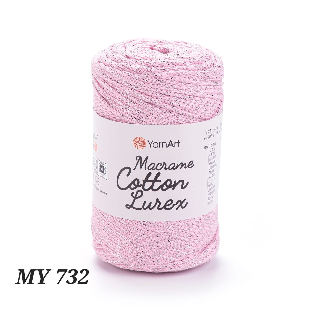 YarnArt Macrame Cotton Lurex