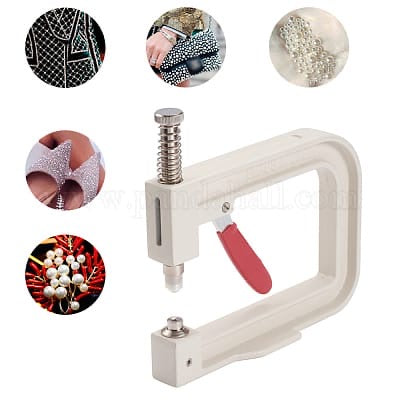 Machine manuelle de fixation de perles
