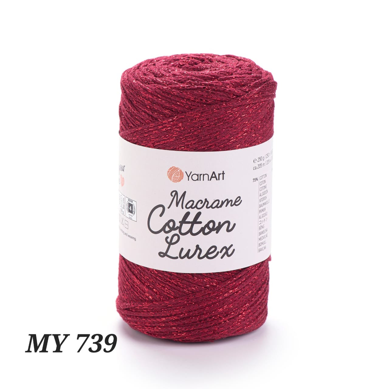 YarnArt Macrame Cotton Lurex