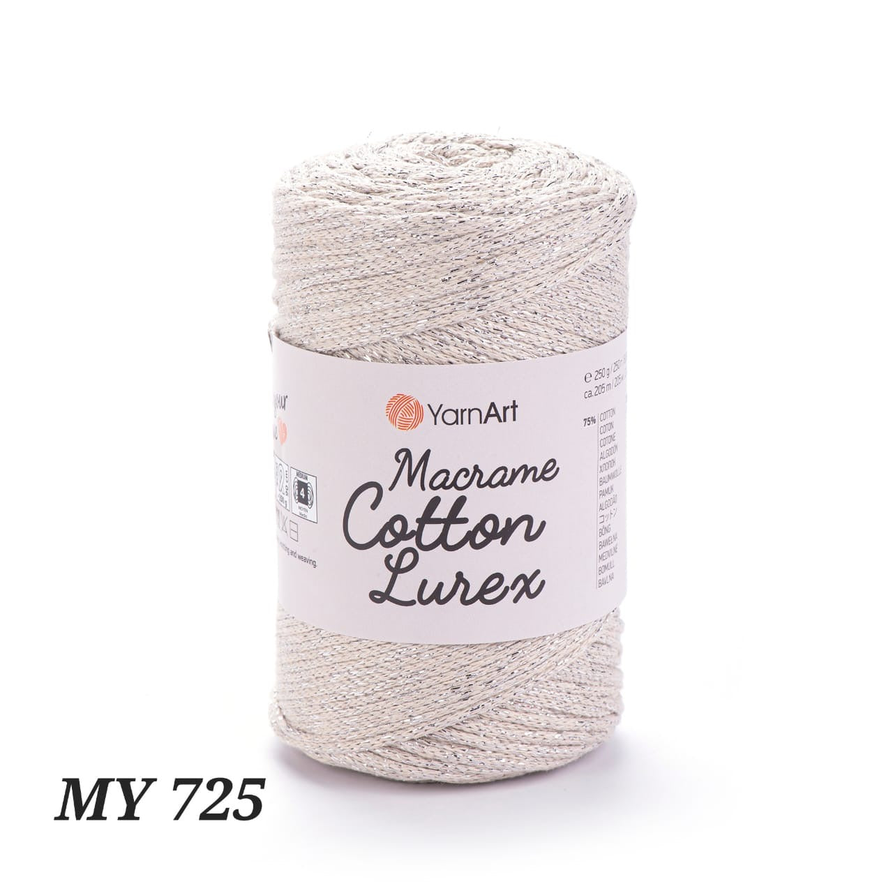 YarnArt Macrame Cotton Lurex