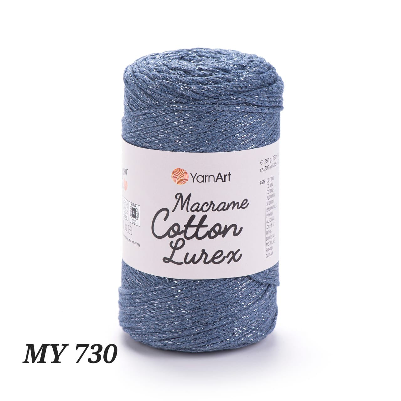 YarnArt Macrame Cotton Lurex