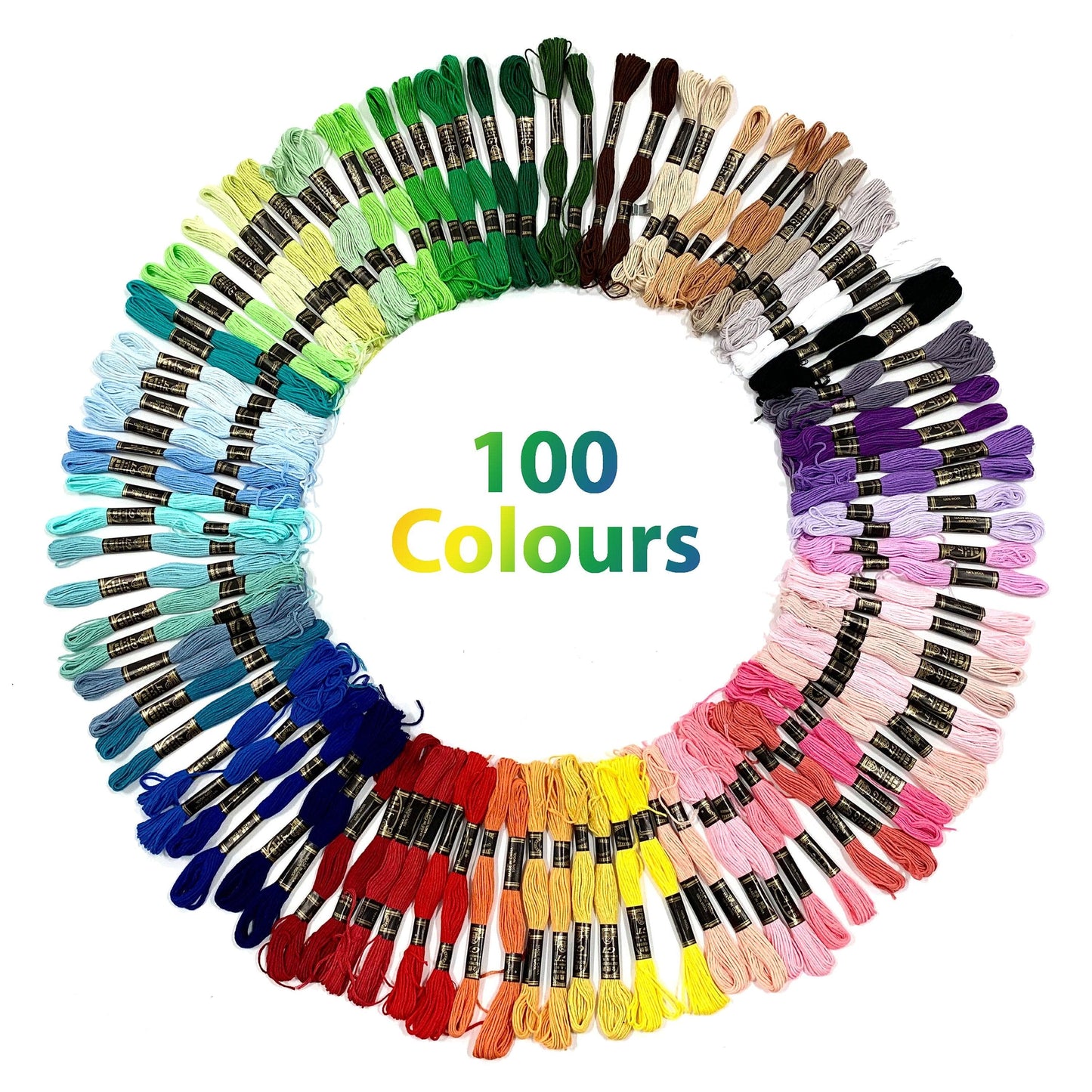 Fil à broder 100 pièces