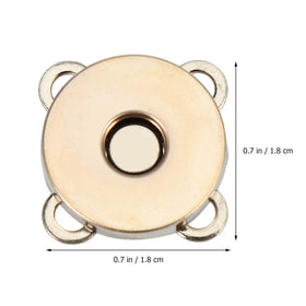 Magnetic Snap Buttons 10 pieces (Crochet Bag Closure) - 0