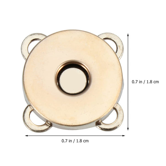 Magnetic Snap Buttons 10 pieces (Crochet Bag Closure)