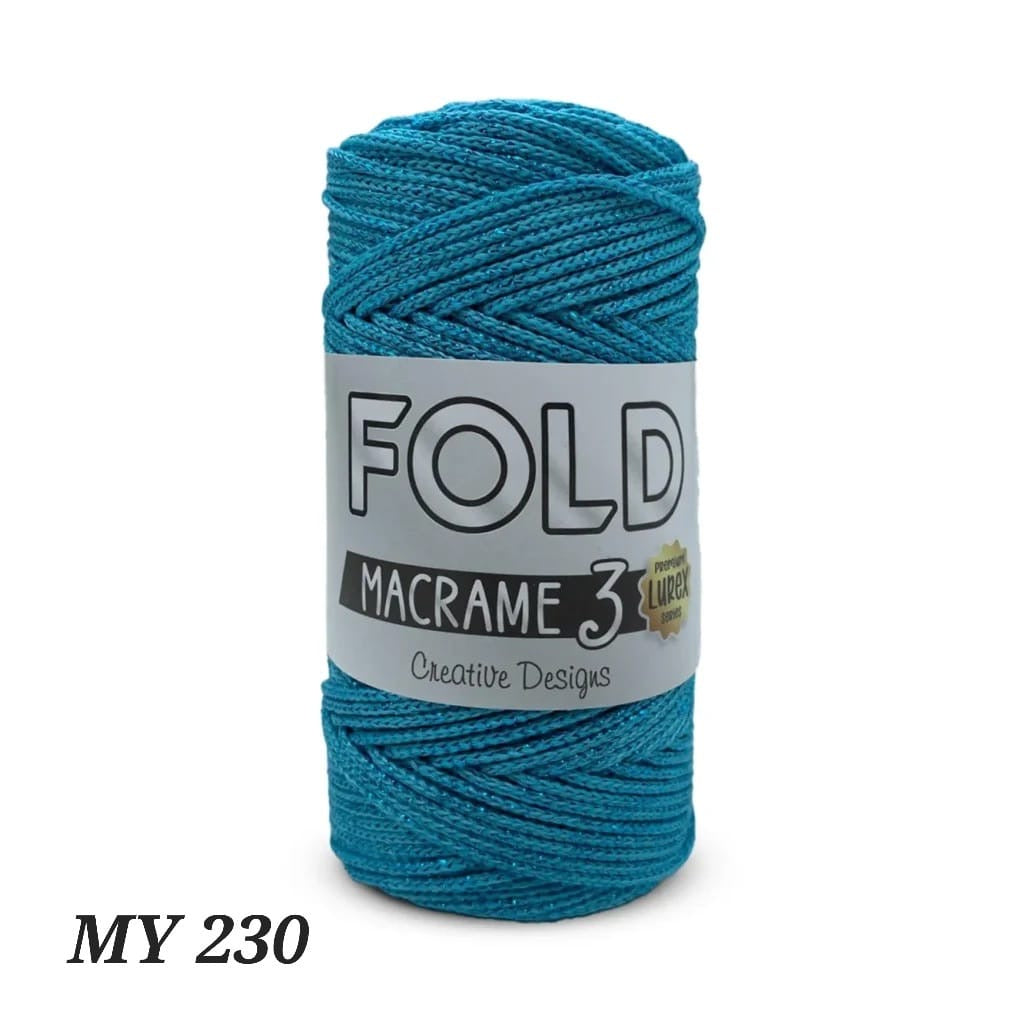 Fold Macrame 3 Lurex