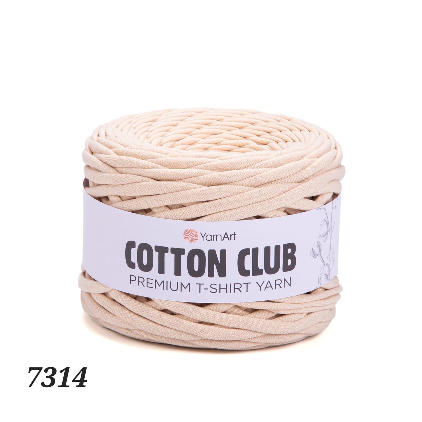 YarnArt Cotton Club( Premium T-shirt Yarn)