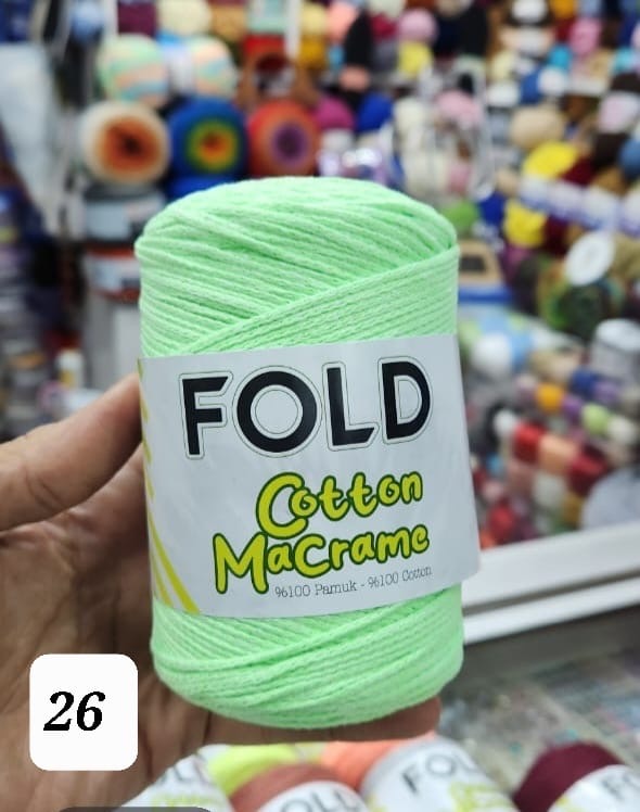 Fold Cotton Macrame