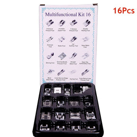 16-piece 32-piece multifunctional sewing machine presser foot kit. - 0