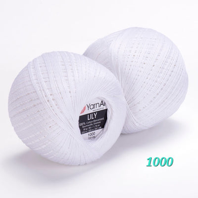 Buy white-1000 YarnArt Lily