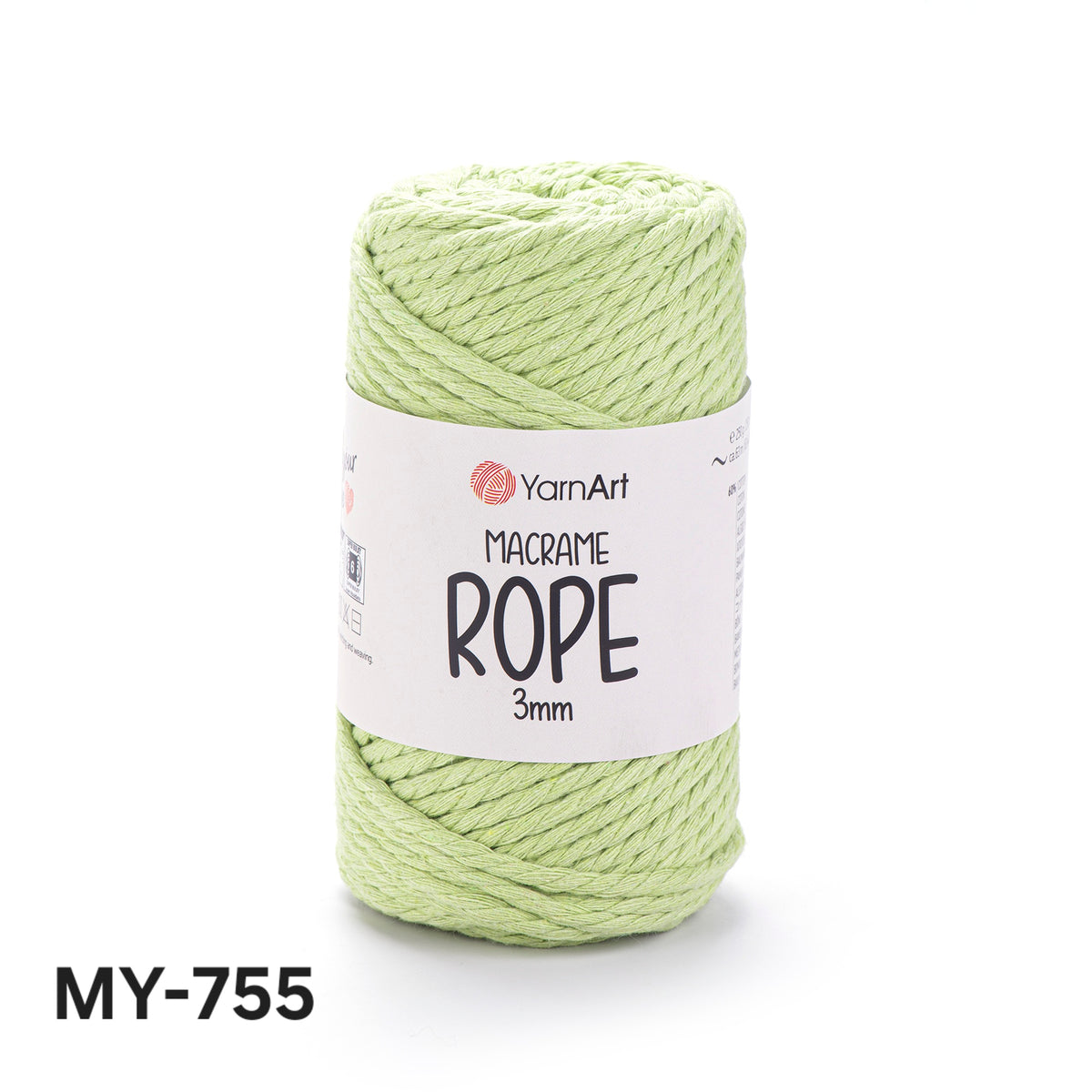 YarnArt Macrame Rope 3mm | mercerieyoussef