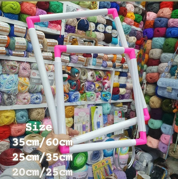 Universal Clip Frame for embroidery, quilting, cross-stitch, needlepoint, or silk-painting