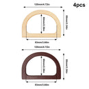 Handbag, Wooden Handle 12 x 8.5 cm-2