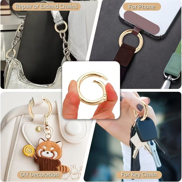 Circle snap clasp (1pc)