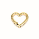 Heart snap clasp pair-4