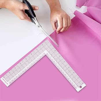 Plastic L Sewing Quilting Ruler, 5808