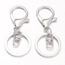 Lobster clasp keychains with a swivel eye-4