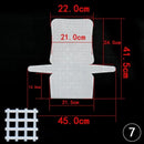 Clear Plastic Mesh Sheets for Crochet Purse Making-2