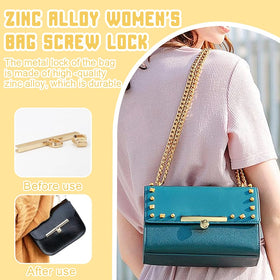 Bag Metal Clasp Turn Locks Twist Button