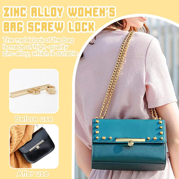 Bag Metal Clasp Turn Locks Twist Button