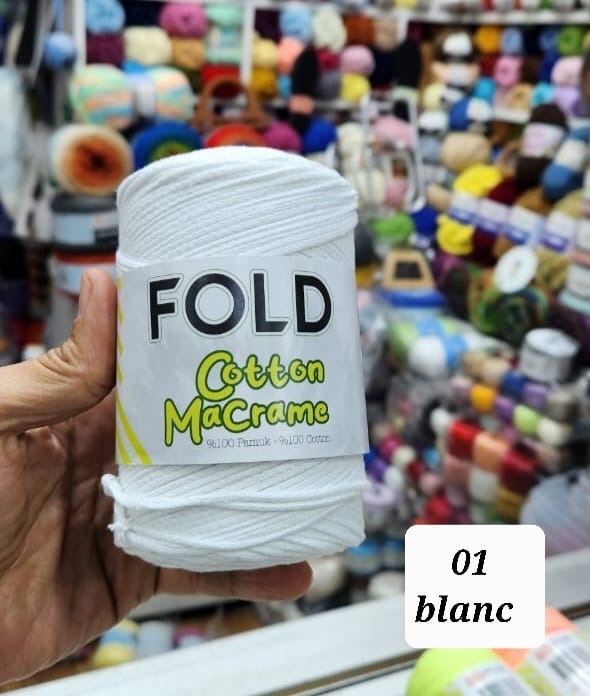 Fold Cotton Macrame