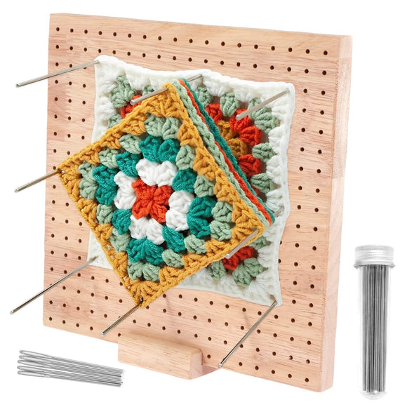 Wooden Blocking Board used for Knitting and Crochet projects