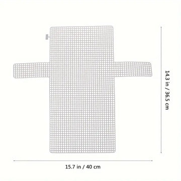 Clear Plastic Mesh Sheets for Crochet Purse Making - 0