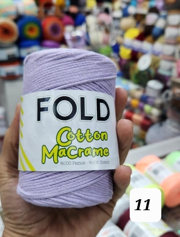 Fold Cotton Macrame