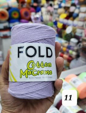 Fold Cotton Macrame - 0