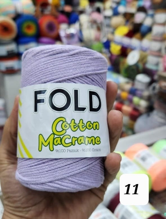 Fold Cotton Macrame