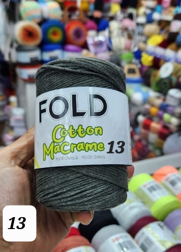 Fold Cotton Macrame