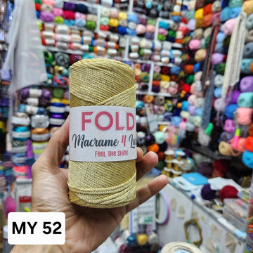 Buy my-52 Fold macrame 4 Lurex