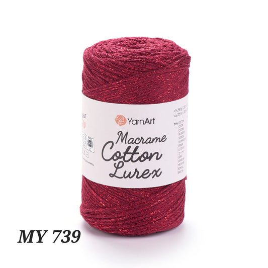 YarnArt Macrame Cotton Lurex