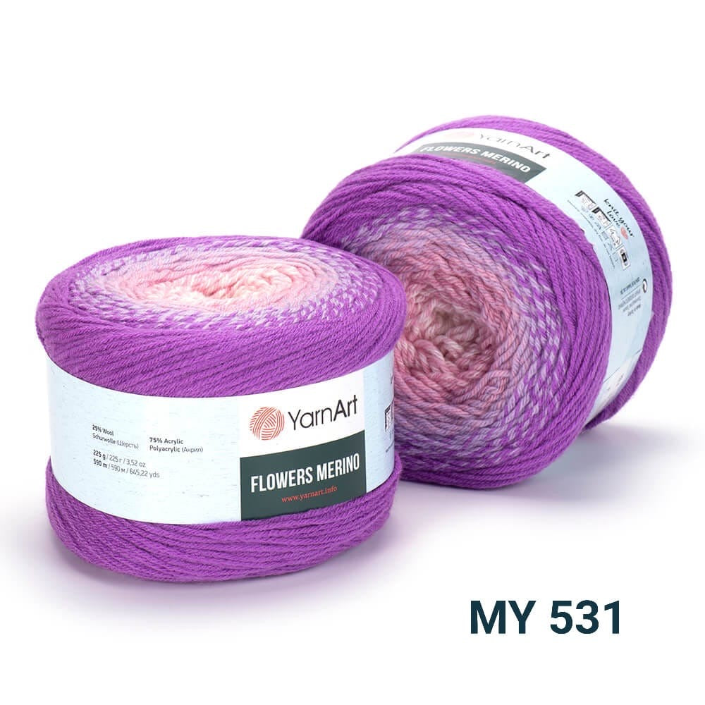 يشتري my-531 YarnArt Flowers Merino