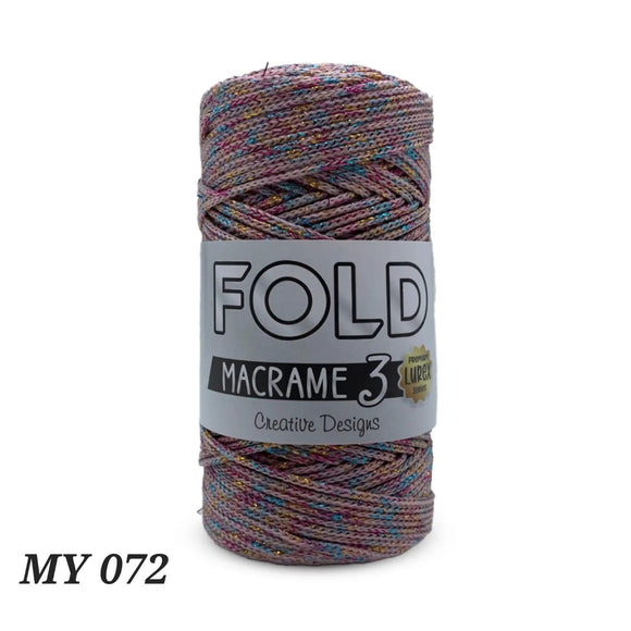 Fold Macrame 3 Lurex