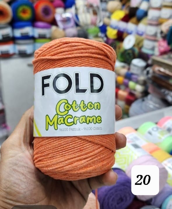 Fold Cotton Macrame