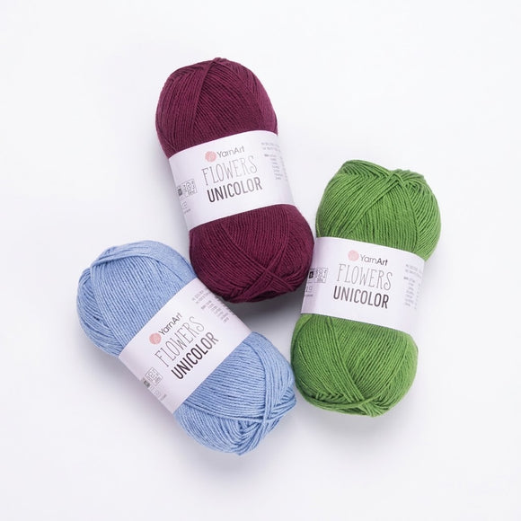 YarnArt Flowers Unicolor