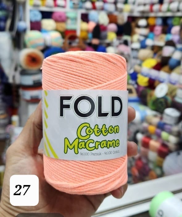 Fold Cotton Macrame