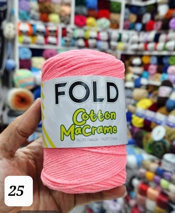 Fold Cotton Macrame