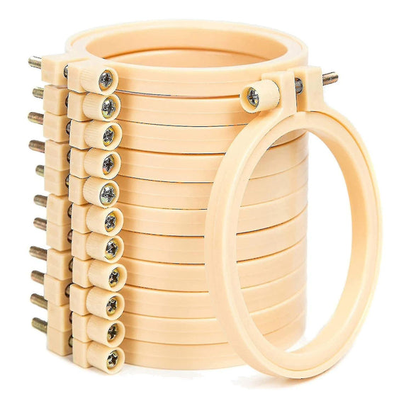 Embroidery Hoop Plastic Bamboo imitation (7 cm)