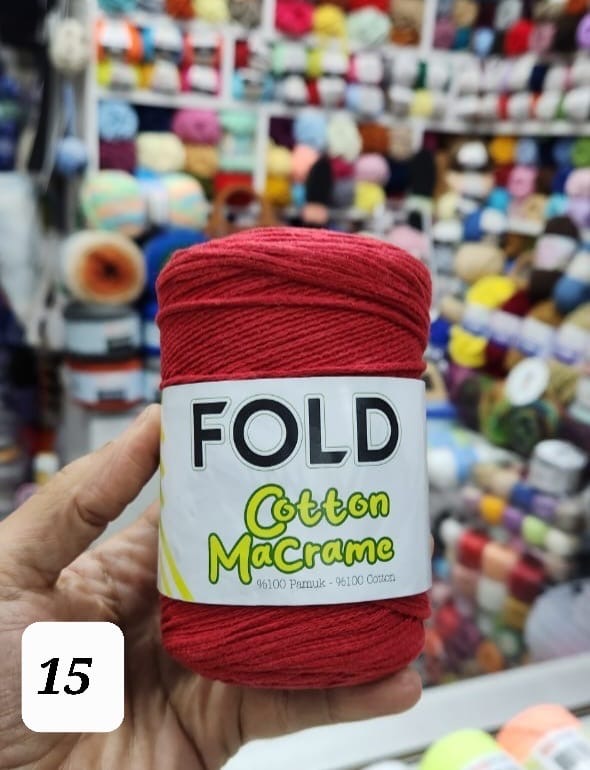 Fold Cotton Macrame