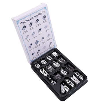 16-piece 32-piece multifunctional sewing machine presser foot kit.