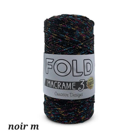 Acheter black-m Fold Macrame 3 Lurex