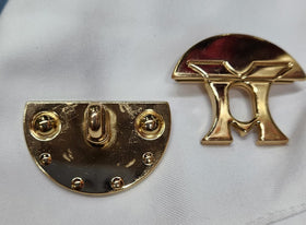 Gold-Tone Metal Clasp - 0