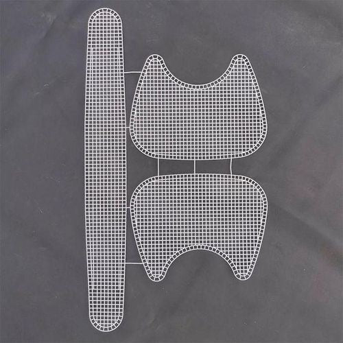 Clear Plastic Mesh Sheets for Crochet Purse Making