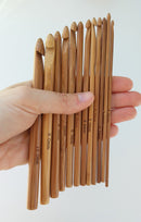 Bamboo Crochet Hooks Set (12 pcs 3.0mm to 10.0mm)-3