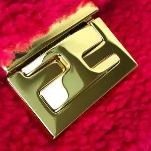 FF Golden Metal Bag Lock Clasp