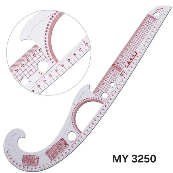 Produvct Ruler Pattern Making Multifunctional Curve Ruler 3250 | mercerieyoussef
