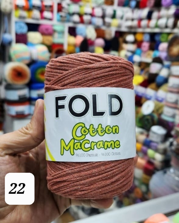 Fold Cotton Macrame