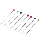Pack of multicolor glass head sewing pins-5